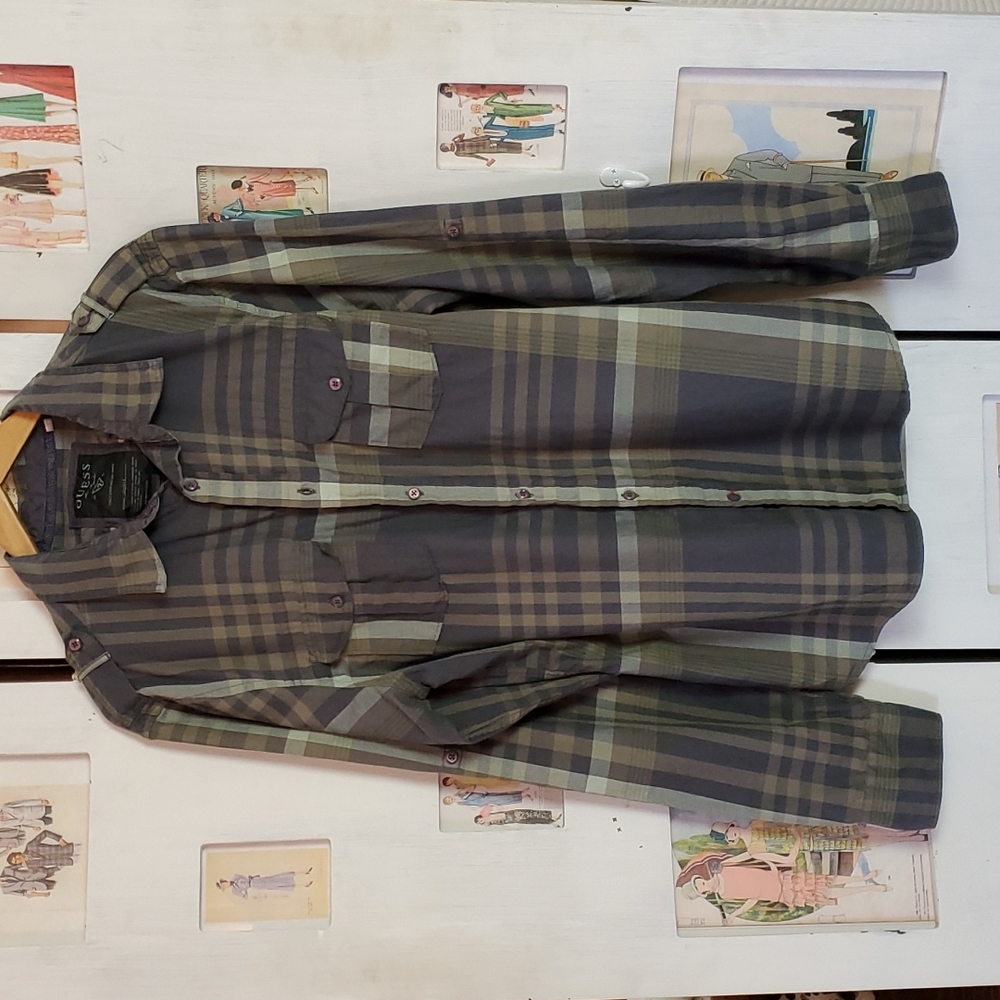 Mens long sleeve button down shirt